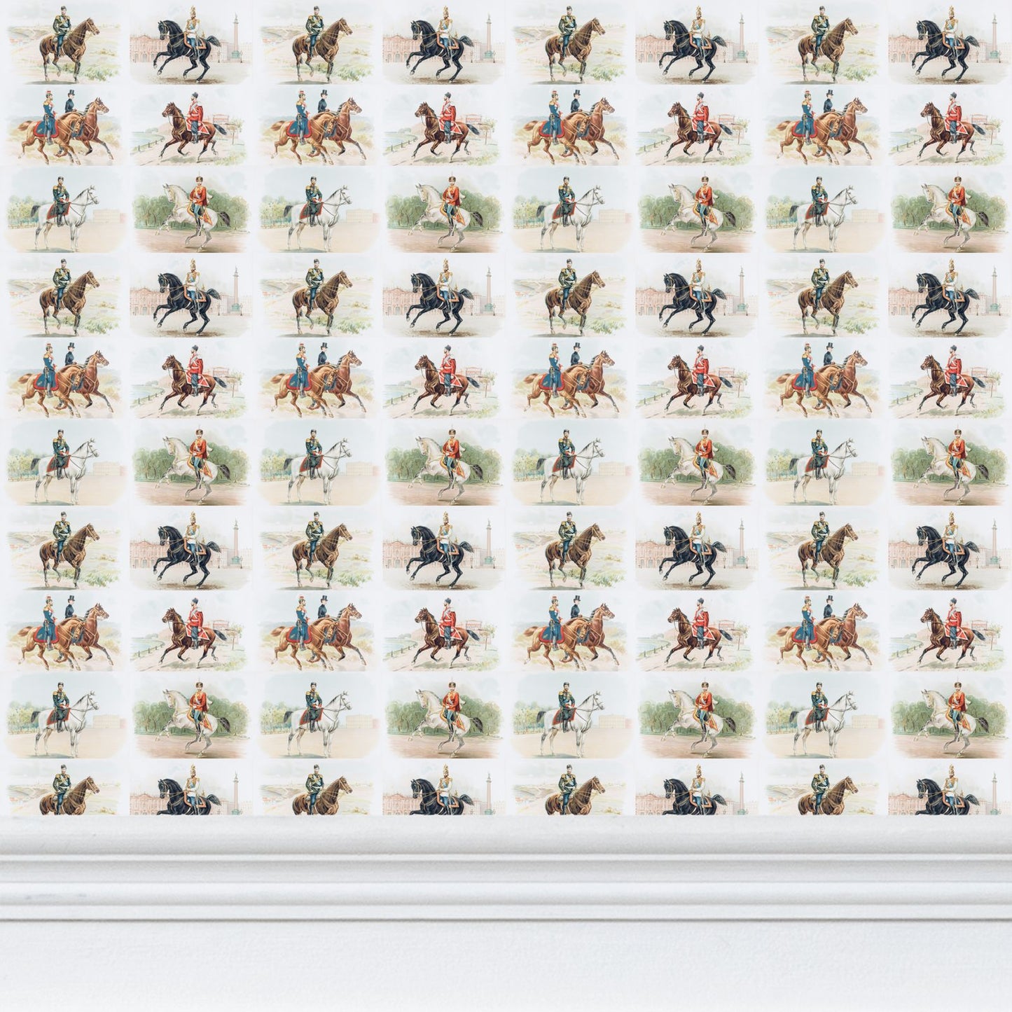 Nicky on horseback Blue (small)