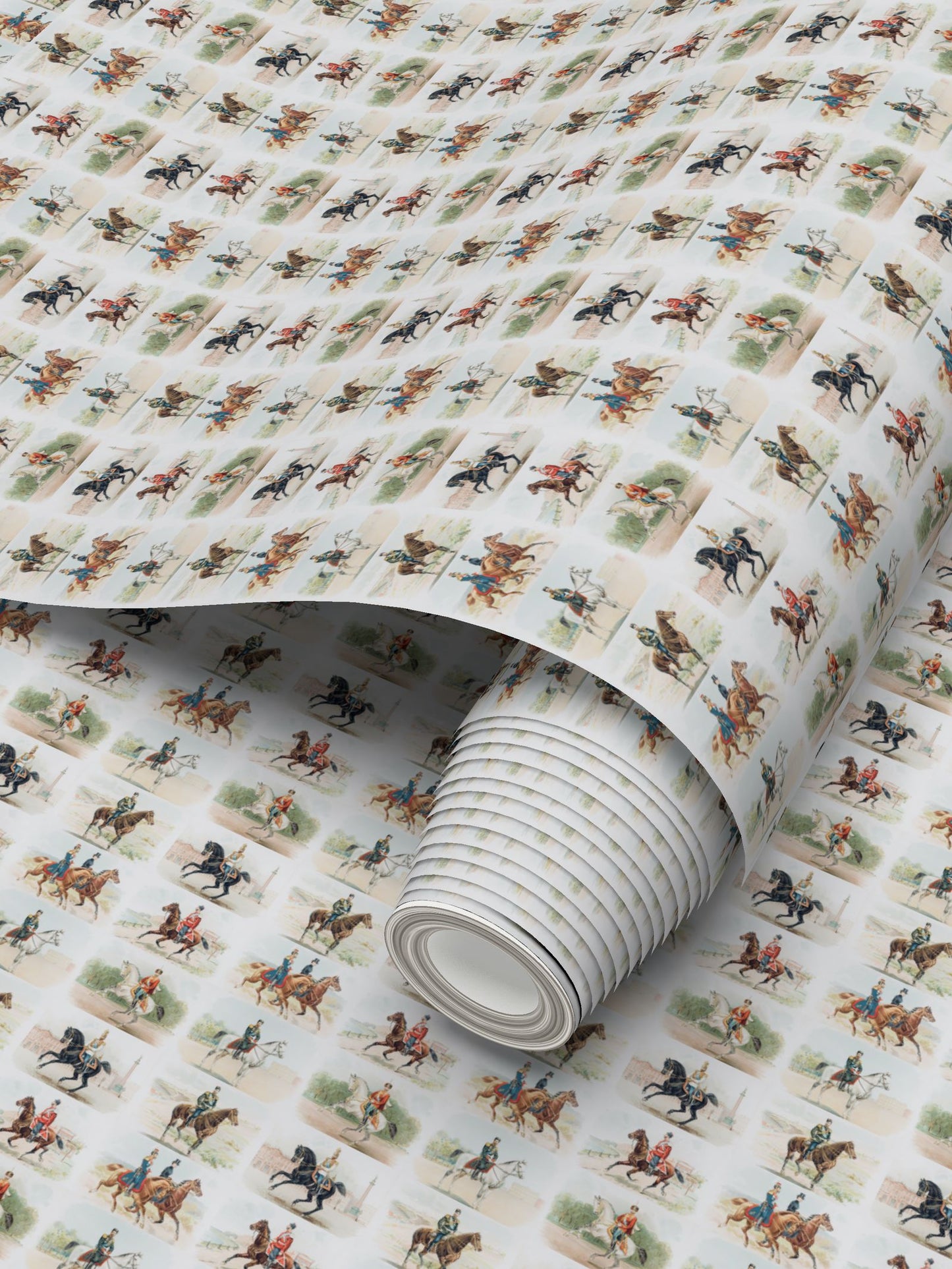 Nicky on horseback Blue (small)