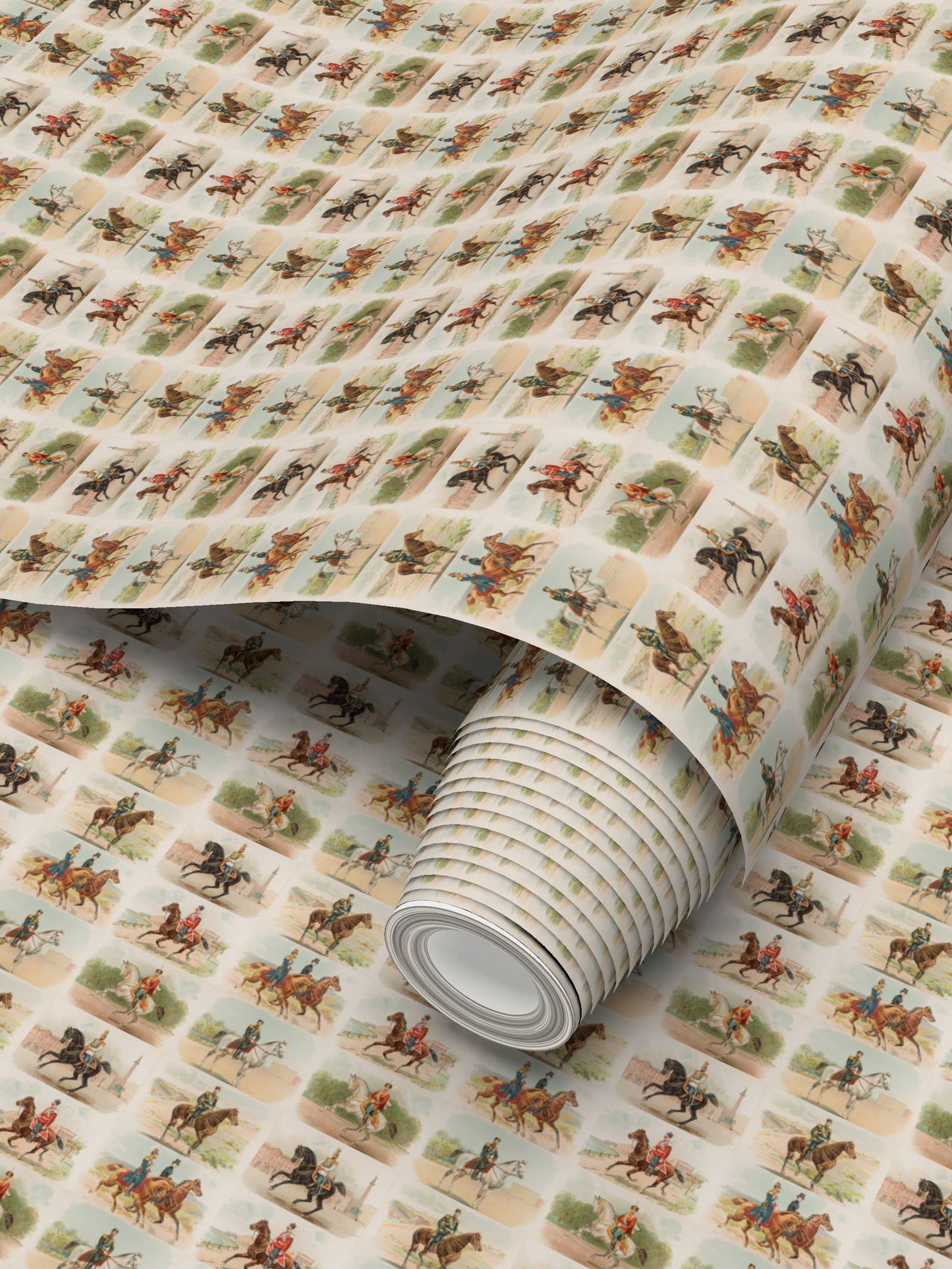 Nicky on horseback Beige (small)