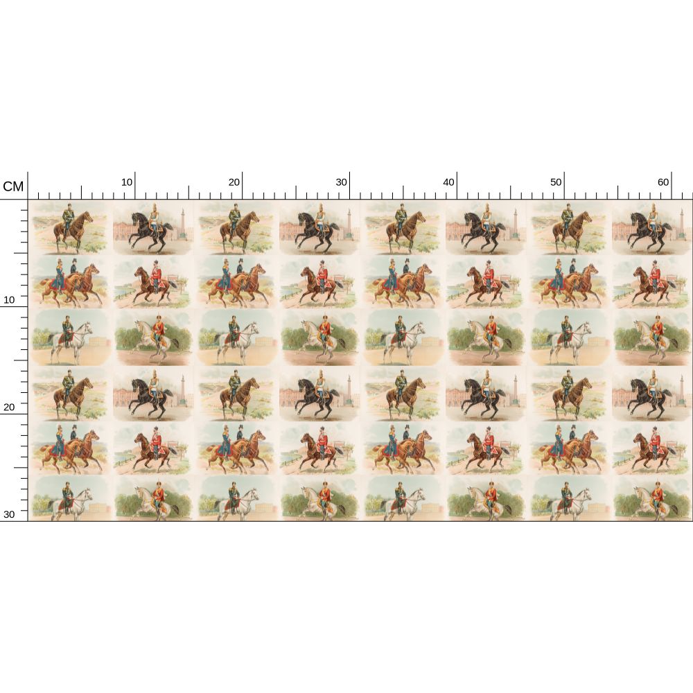 Nicky on horseback Beige (small)