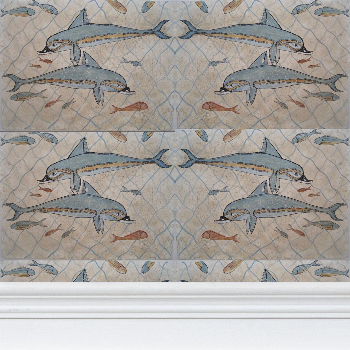 Minoan dolphins (extra large)