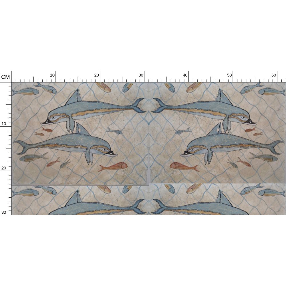 Minoan dolphins (extra large)