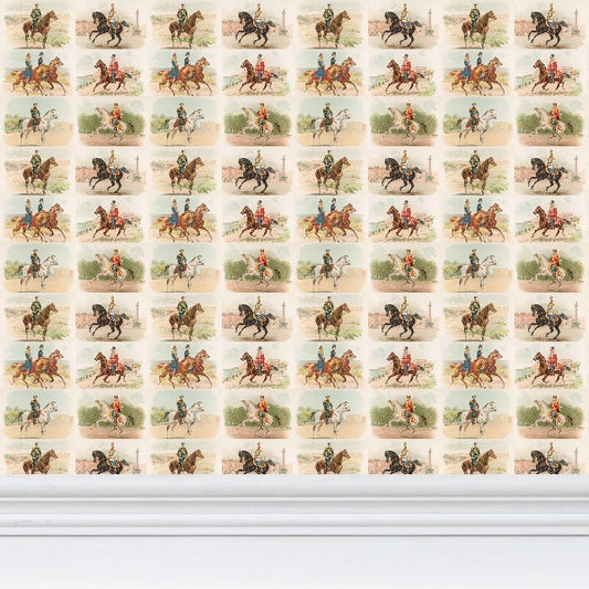 Nicky on horseback Beige (small)