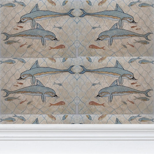 Minoan dolphins (extra large)