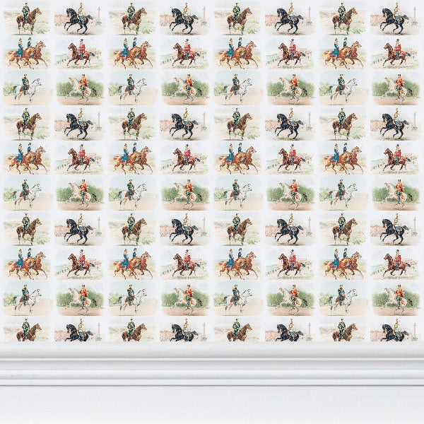 Nicky on horseback Blue (small)