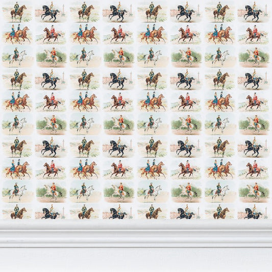 Nicky on horseback Blue (small)